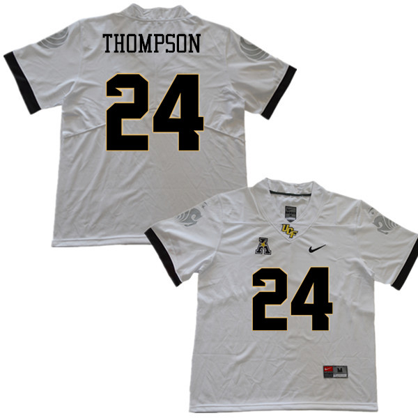 Men #24 Bentavious Thompson UCF Knights College Football Jerseys Sale-White